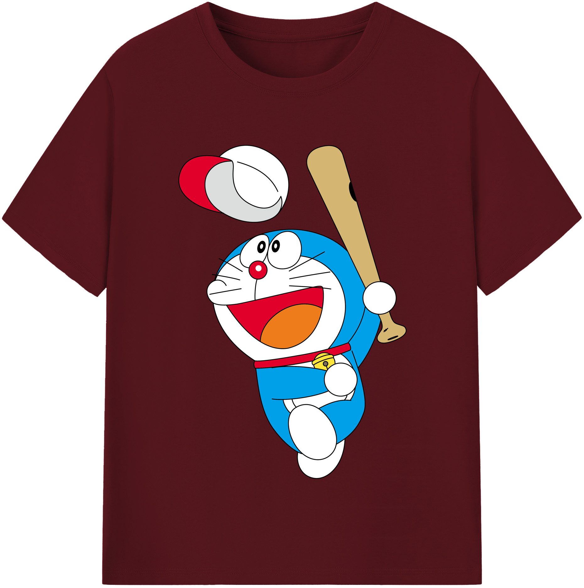 （画像用） ドラえもん Doraemon 綿100％半袖Tシャツ（フロントプリント）